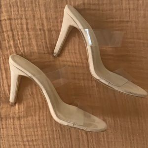 RAYE x Stone Cold Fox clear heels